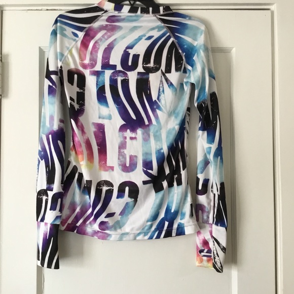 Volcom white multicolor nimbus ski boarding shirt vigor crew-SZ S - Picture 7 of 11
